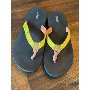 J. Crew foam bottom flip flops